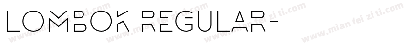 lombok regular字体转换